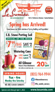 Potting Soil and Watering Specials - La Sumida Nursery