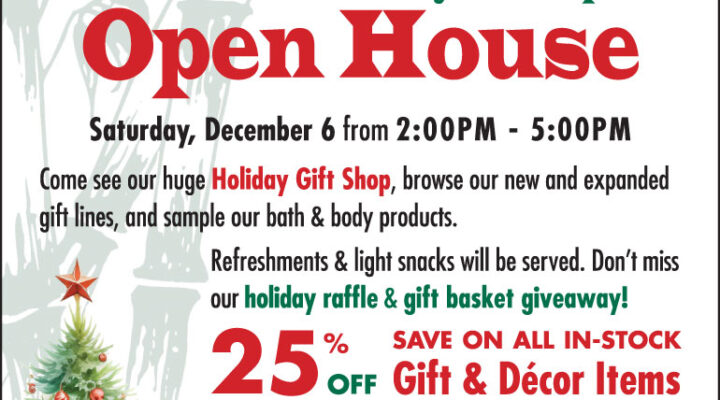 Holiday Gift Shop Open House